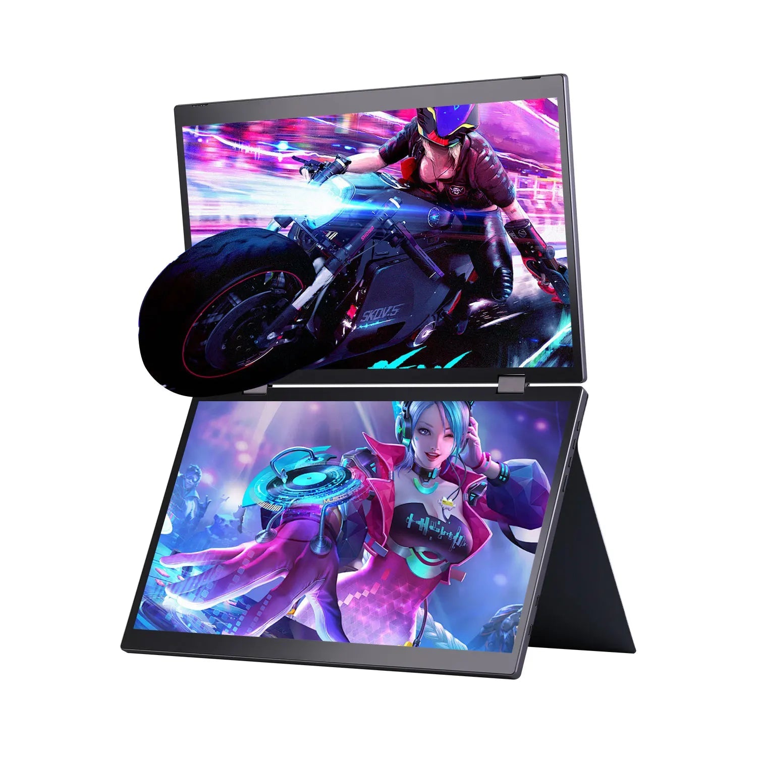 15.6 Inch Portable Monitor Dual Screen 1080P IPS External Second Screen for Mac Laptop PC Switch2 Xbox PS4/5 Xbox Ship From US - Velvet Haven