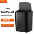 15L Smart Trash Can Automatic Sensor Dustbin Touchless Bin Kitchen Bathroom Waterproof Bucket Garbage With Lid Home Wastebasket - Velvet Haven
