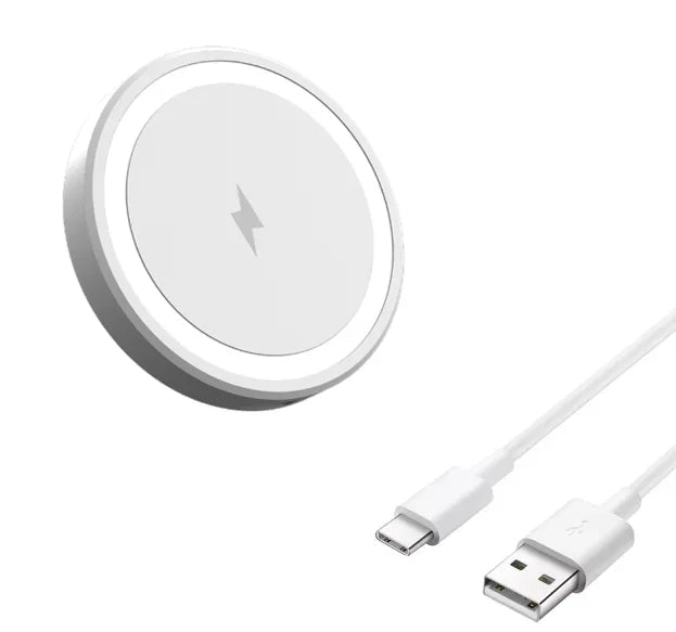 15W Magnetic Wireless Charger for iPhone with USB-C Cable - Velvet Haven
