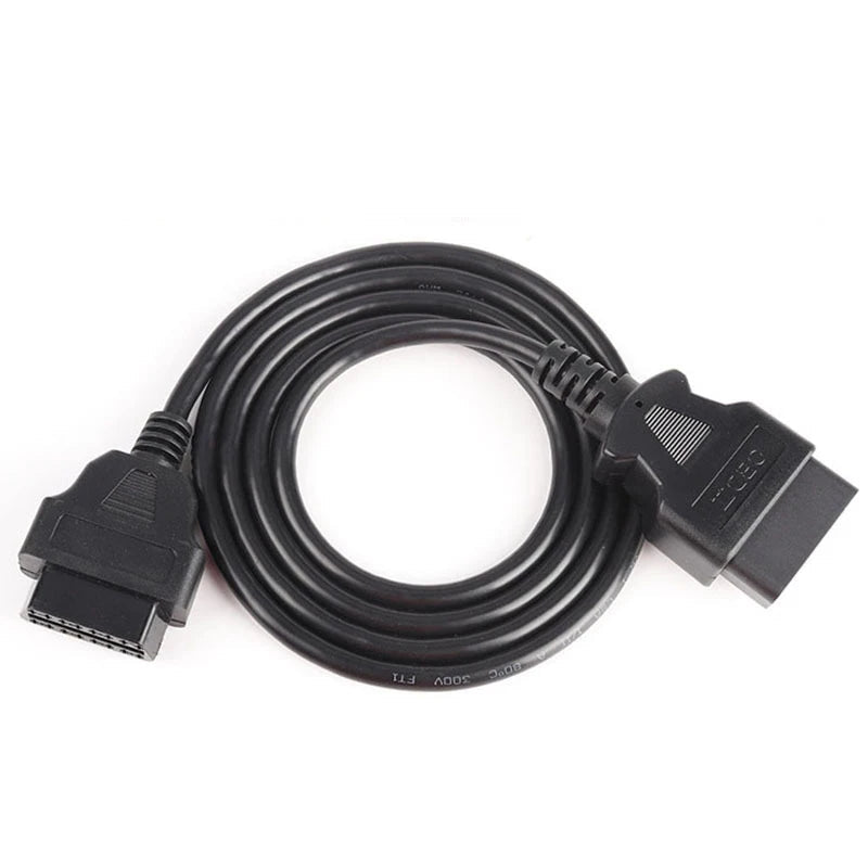 16-Pin OBD2 Male-to-Female Extension Cable – 1.5m/3m - Velvet Haven