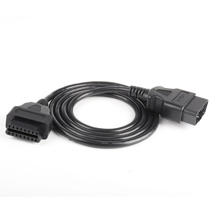 16-Pin OBD2 Male-to-Female Extension Cable – 1.5m/3m - Velvet Haven