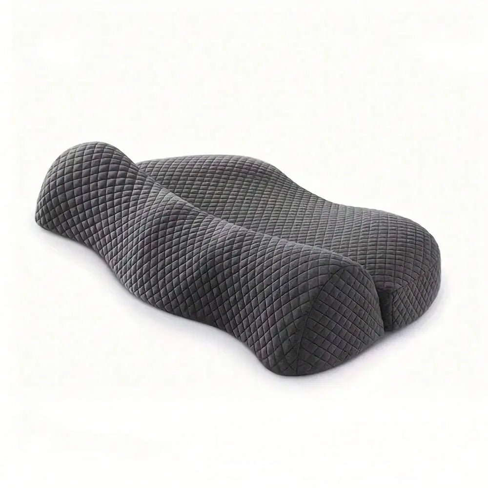 1pc Adjustable Memory Foam Neck Pillow for Shoulder and Cervical relax - Ergonomic Orthopedic Contour Support Pillow - Velvet Haven