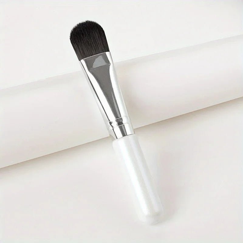 1pc Facial Mask Soft Brush Wooden Handle Portable Face Skin Care Beauty Cosmetics Tool Fan-Shaped Professional Makeup Brush - Velvet Haven