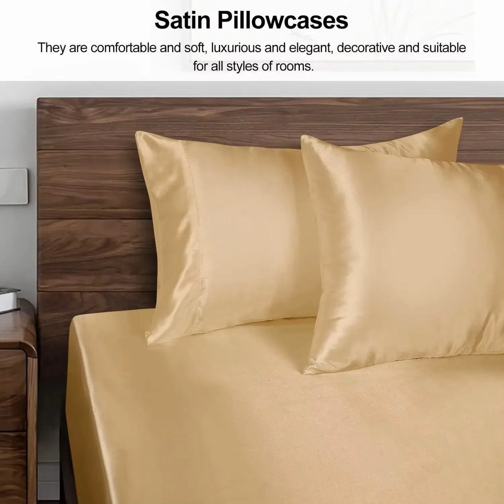 1PC Satin Pillowcase for Hair Similar to Silk Pillow Cases for Skin, Silky & Soft Pillow Covers, Gifts for Her or Him - Velvet Haven