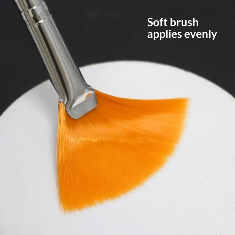 1Pcs Fan-Shaped Makeup Brush Facial Mask Brush Soft Applicator Brushes Facial Beauty Tool DIY Tool - Velvet Haven