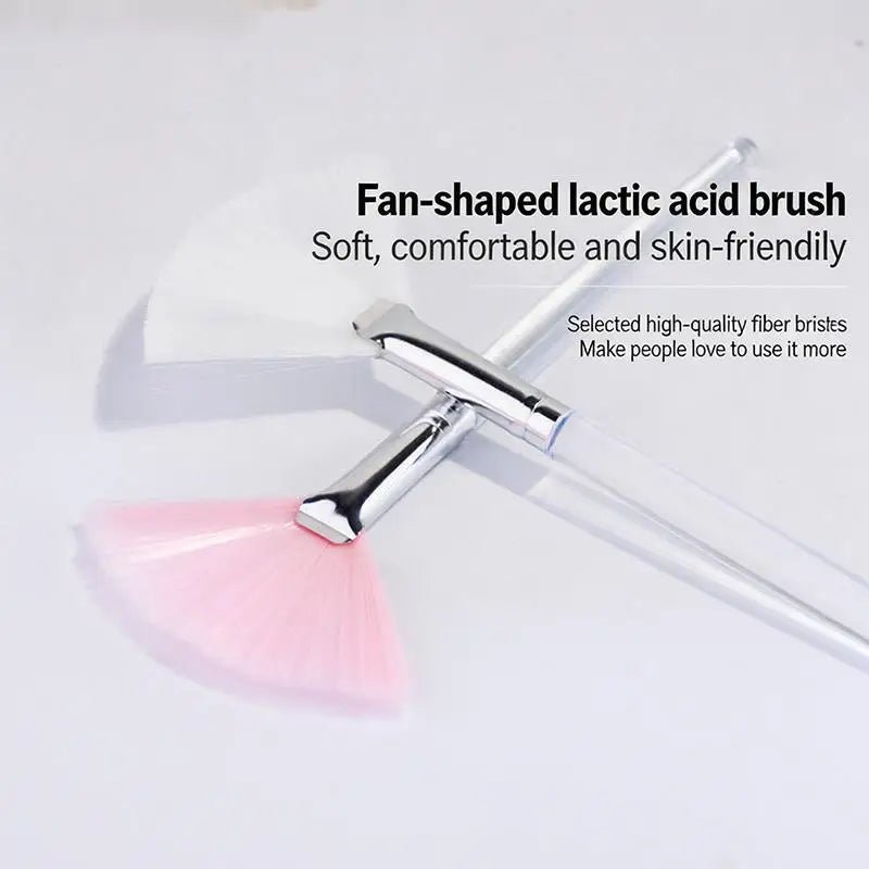1Pcs Fan-Shaped Makeup Brush Facial Mask Brush Soft Applicator Brushes Facial Beauty Tool DIY Tool - Velvet Haven