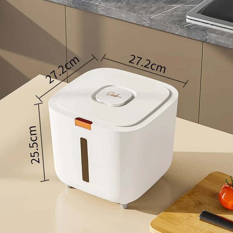 Airtight Rice Storage Container with Lid for Kitchen Pantry - Velvet Haven