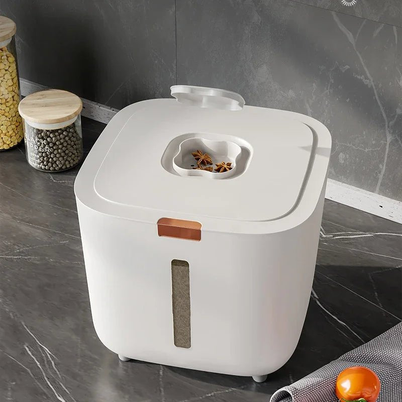 Airtight Rice Storage Container with Lid for Kitchen Pantry - Velvet Haven