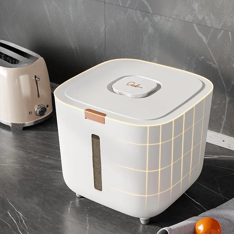 Airtight Rice Storage Container with Lid for Kitchen Pantry - Velvet Haven