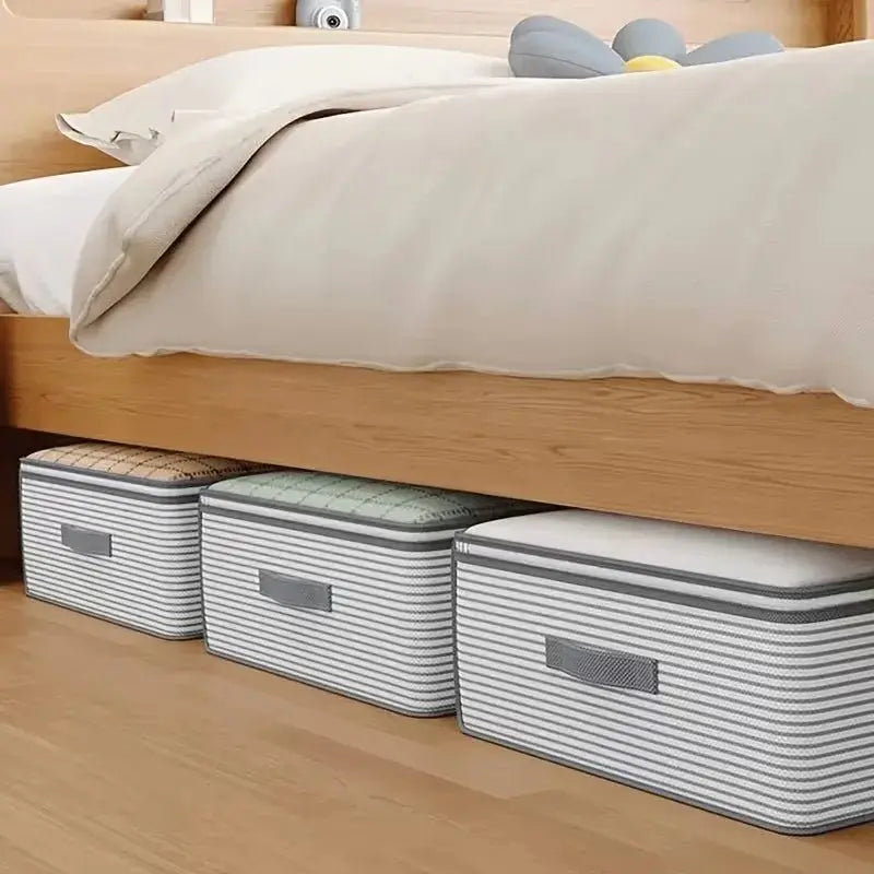 1pcs Under-bed storage box for home use, drawer-type storage bags for quilts and clothes, transparent foldable quilt bags for under bed - Velvet Haven