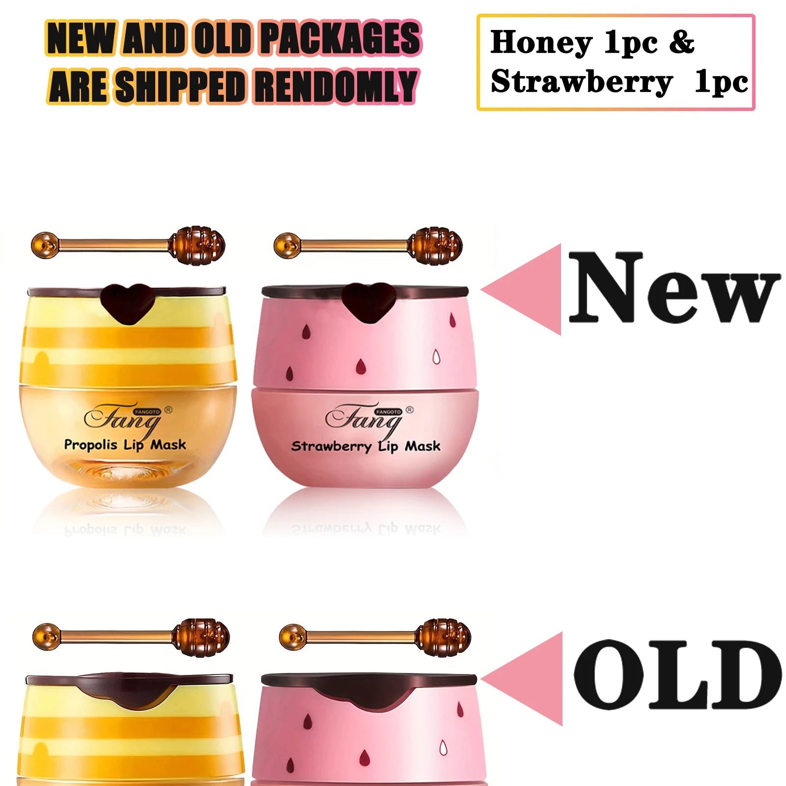 2 Pack Bee Balm Lip Balm, Exfoliating & Hydrating & Prevention Dry and Cracked Lip Scrubs Lip Sleeping Mask Reduces Lip Lines - Velvet Haven