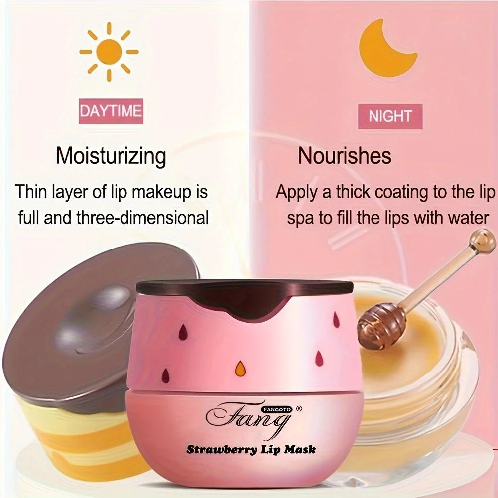 2 Pack Bee Balm Lip Balm, Exfoliating & Hydrating & Prevention Dry and Cracked Lip Scrubs Lip Sleeping Mask Reduces Lip Lines - Velvet Haven