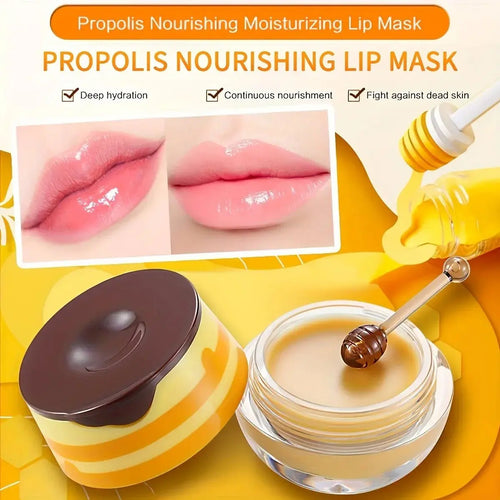 2 Pack Bee Balm Lip Balm, Exfoliating & Hydrating & Prevention Dry and Cracked Lip Scrubs Lip Sleeping Mask Reduces Lip Lines - Velvet Haven