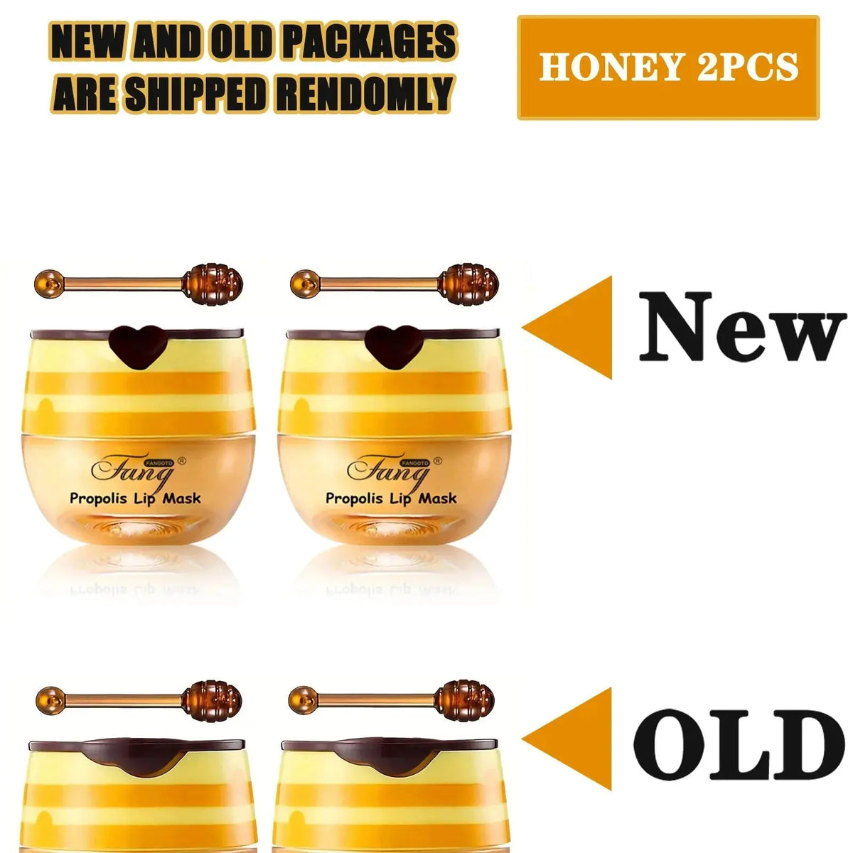 2 Pack Bee Balm Lip Balm, Exfoliating & Hydrating & Prevention Dry and Cracked Lip Scrubs Lip Sleeping Mask Reduces Lip Lines - Velvet Haven