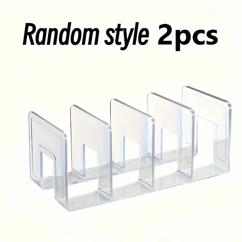 2-Pack Clear Acrylic Handbag Organizers - Space-Saving Closet Racks for Purses & Wallets - Velvet Haven