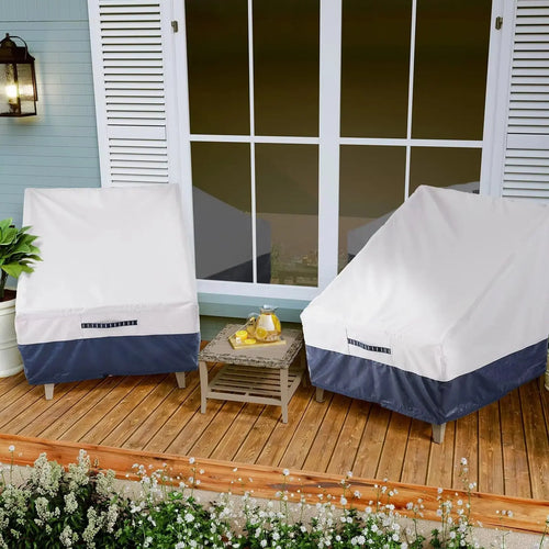 2 Pack Outdoor Chair Covers 100% Waterproof Patio Furniture Covers Protector 600D Oxford Heavy Duty Lawn Garden Furniture Cover - Velvet Haven