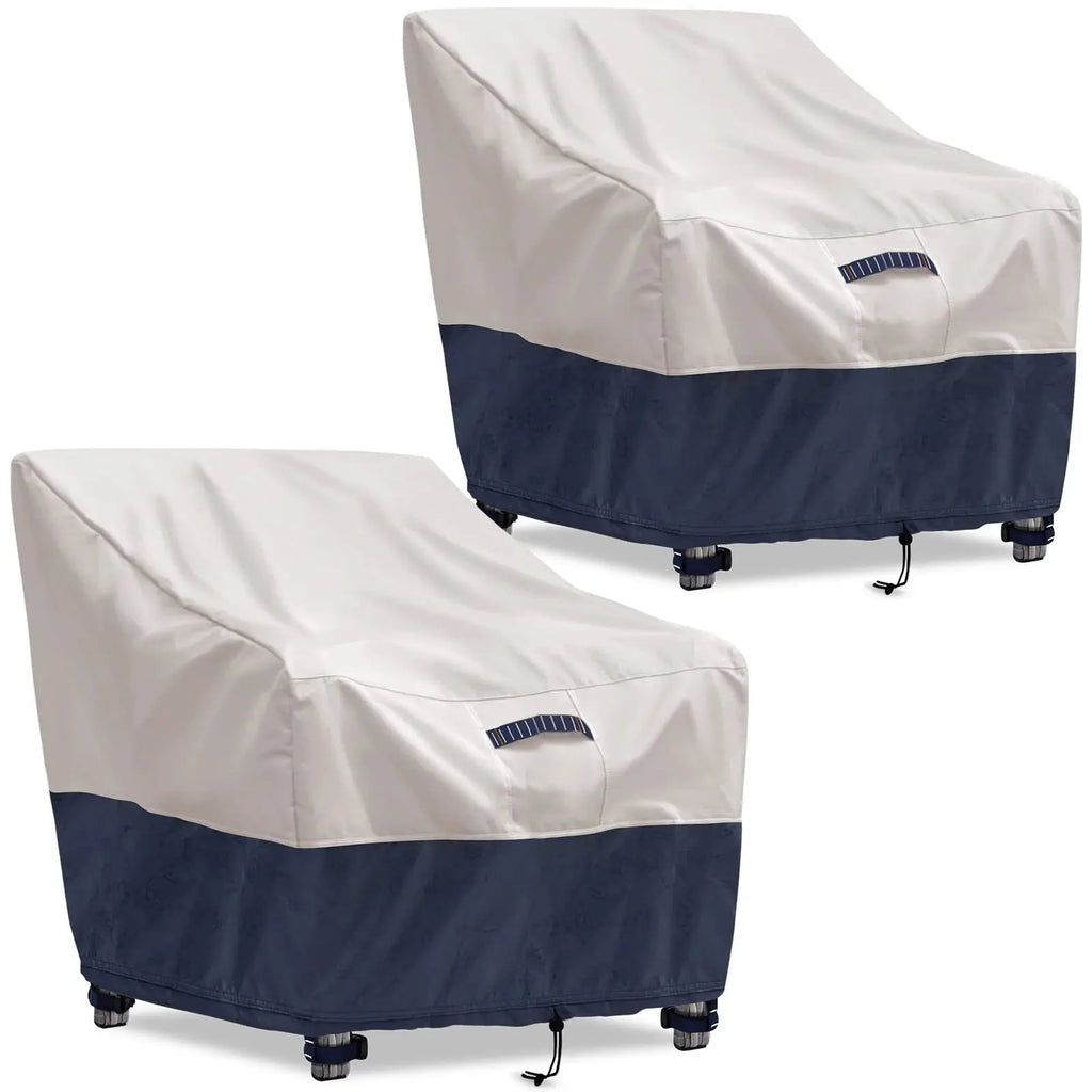 2 Pack Outdoor Chair Covers 100% Waterproof Patio Furniture Covers Protector 600D Oxford Heavy Duty Lawn Garden Furniture Cover - Velvet Haven
