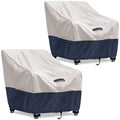 2 Pack Outdoor Chair Covers 100% Waterproof Patio Furniture Covers Protector 600D Oxford Heavy Duty Lawn Garden Furniture Cover - Velvet Haven