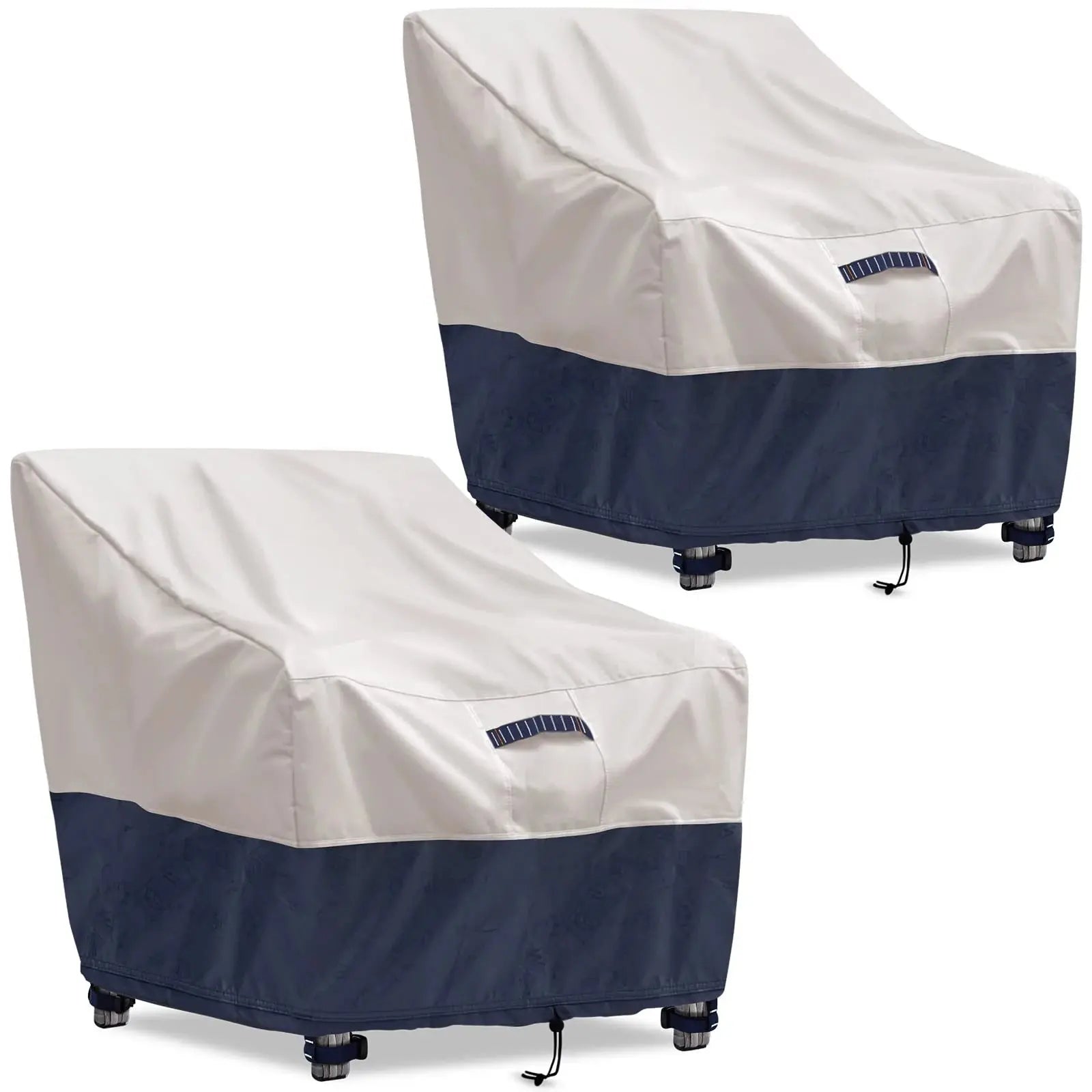 2 Pack Outdoor Chair Covers 100% Waterproof Patio Furniture Covers Protector 600D Oxford Heavy Duty Lawn Garden Furniture Cover - Velvet Haven