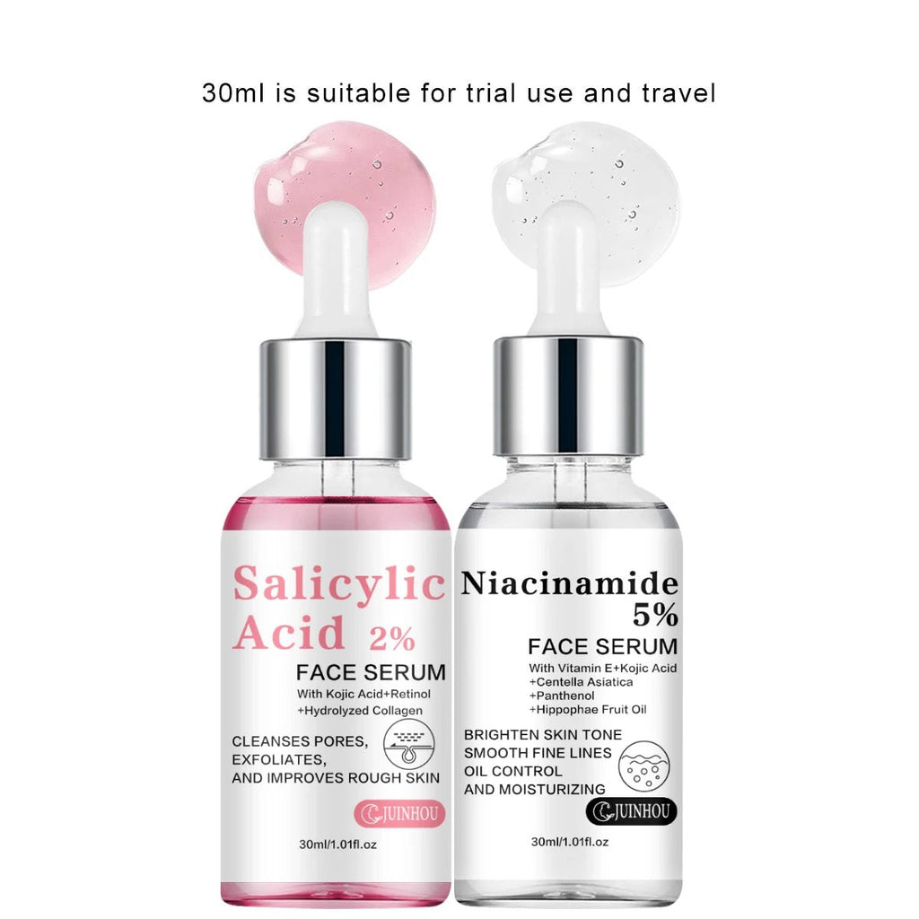 2-Piece 5% Niacinamide & 2% Salicylic Acid Face Serum Set - Velvet Haven