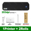 200/300dpi A4 Thermal Printer Mini Bluetooth Mobile Inkless Portable Wireless Maker Support Letter A4 Size Thermal Paper Machine - Velvet Haven