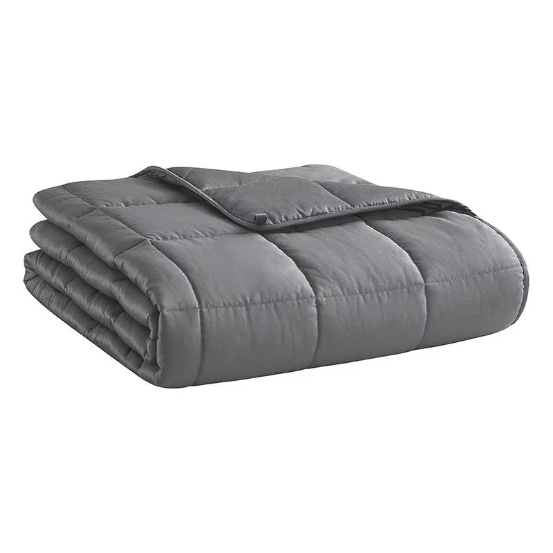 2025 New Weighted Blanket Decompression Sleep Aid Pressure Weighted Quilt Sleeping Blanket Heavy Blanket Dark Grey Muti Sizes - Velvet Haven