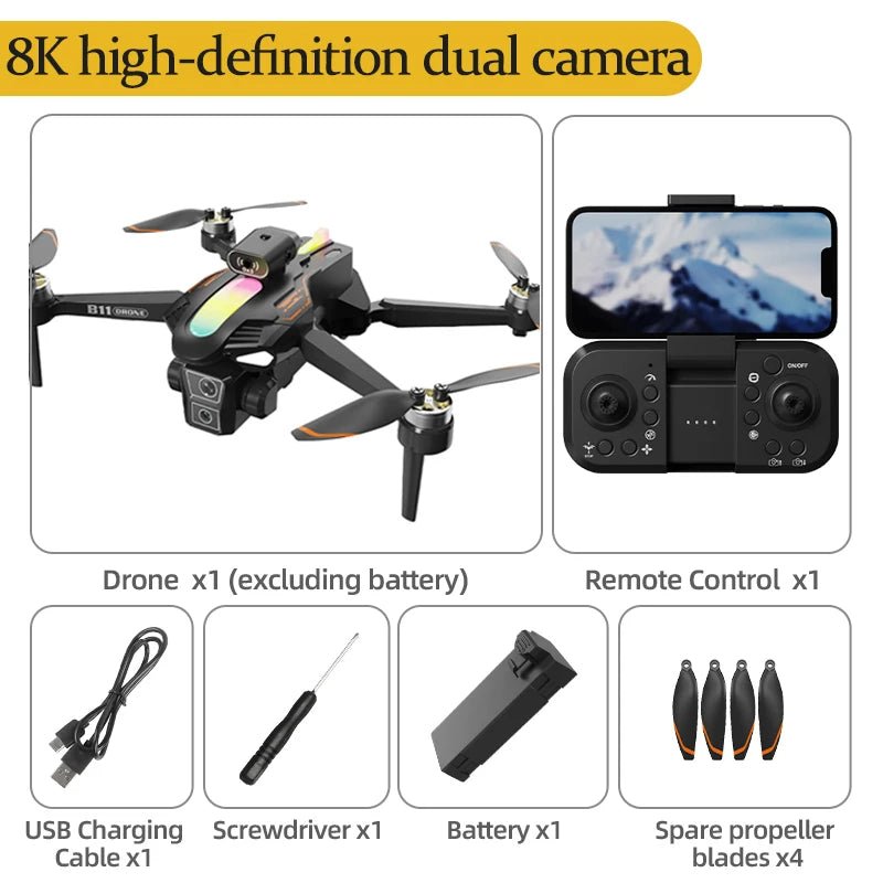 Pro Foldable WiFi FPV Drone with Dual HD Cameras & Altitude Hold - Velvet Haven