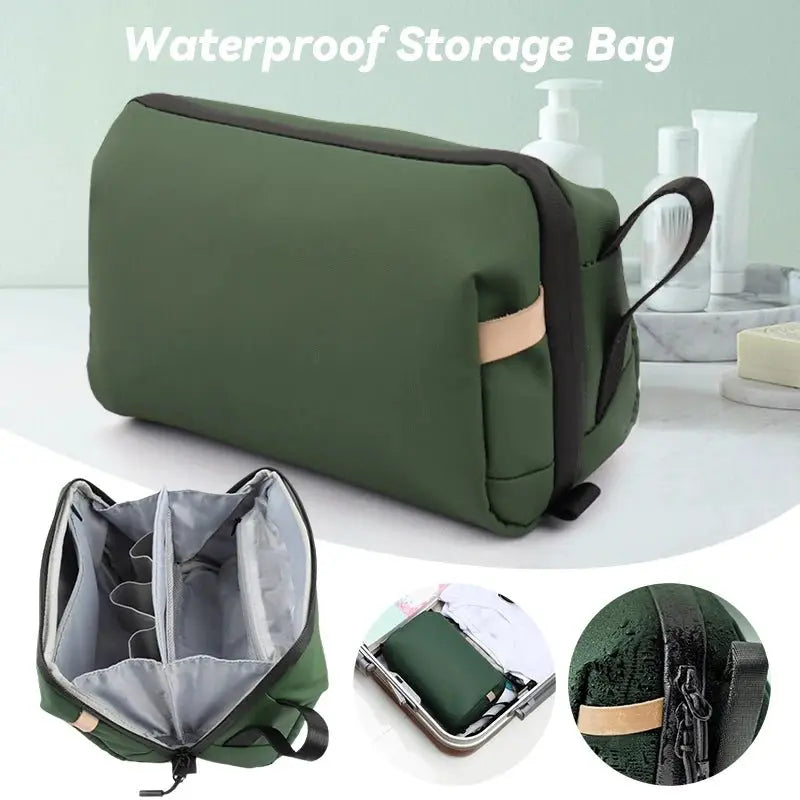 2026 New Dry Wet Separation Wash Bag Large Capacity Storage Bag Waterproof Women Makeup Bag Suitable for Travel Pouch Organizer - Velvet Haven