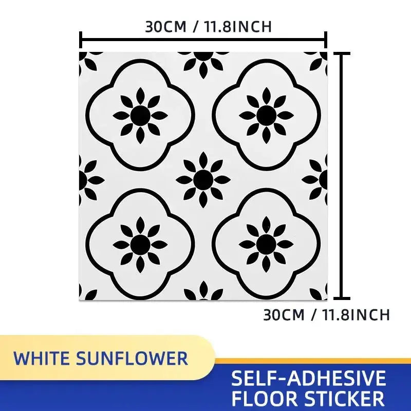 20pcs Wall Stickers PVC Imitation Marble Self-adhesive Floor Stickers 30*30cm Waterproof Bathroom living Room Decoration Decals - Velvet Haven
