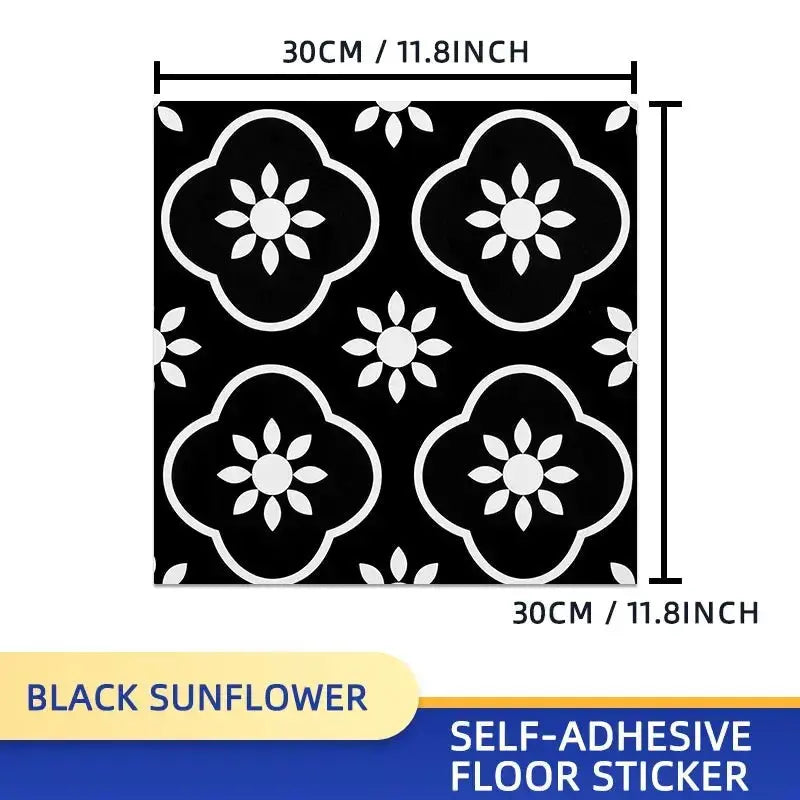 20pcs Wall Stickers PVC Imitation Marble Self-adhesive Floor Stickers 30*30cm Waterproof Bathroom living Room Decoration Decals - Velvet Haven
