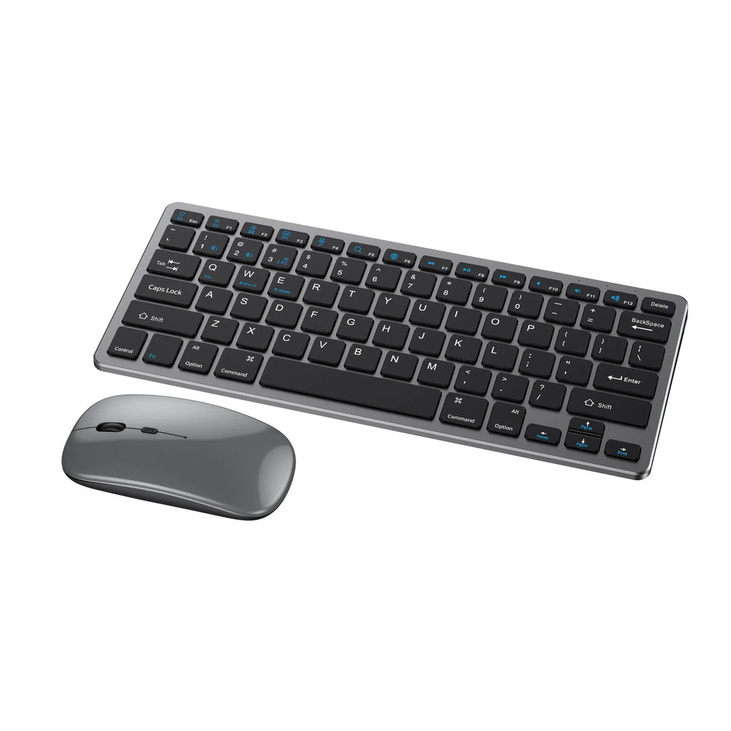 2.4G Wireless Keyboard Mouse Set Bluetooth 5.0 Keyboard Mouse Combo 3 Modes Mini Keyboard Mouse For Laptop PC Accessories - Velvet Haven
