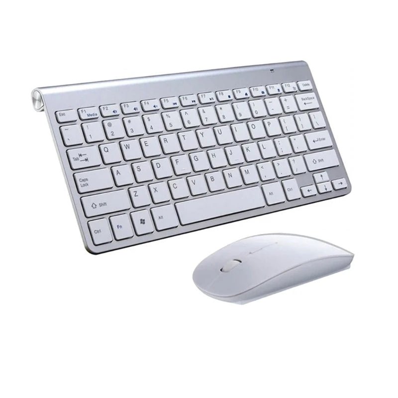 2.4Ghz Wireless Keyboard and Mouse Set 10M Range Mini Keyboard Mouse Combo Set For Notebook Laptop Desktop PC Computer - Velvet Haven