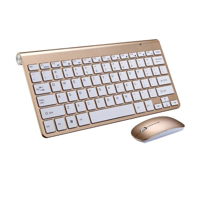 2.4Ghz Wireless Keyboard and Mouse Set 10M Range Mini Keyboard Mouse Combo Set For Notebook Laptop Desktop PC Computer - Velvet Haven