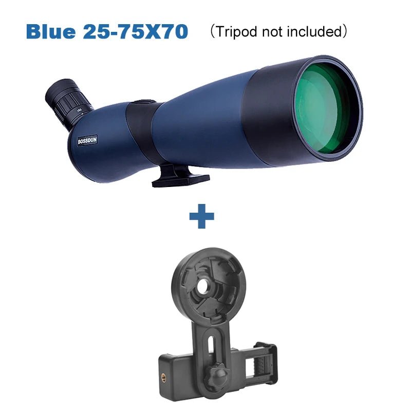 25–75x70 Waterproof Spotting Scope – BAK4 Prism for Bird Watching & Outdoor Viewing - Velvet Haven