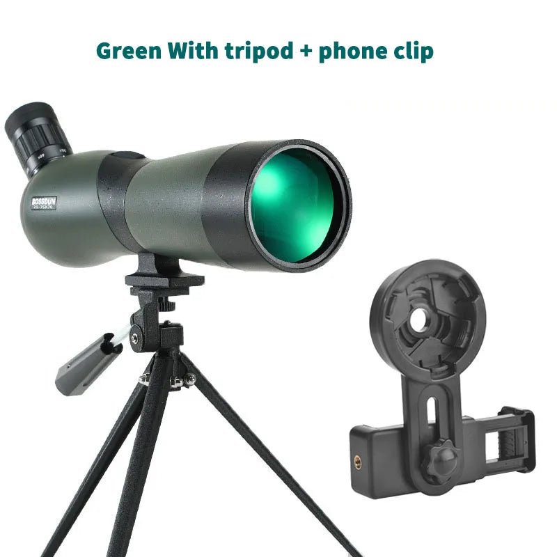 25–75x70 Waterproof Spotting Scope – BAK4 Prism for Bird Watching & Outdoor Viewing - Velvet Haven