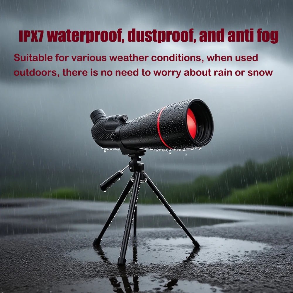 25–75x80 Waterproof Spotting Scope with Tripod – High-Power Zoom & BAK4 Prism - Velvet Haven