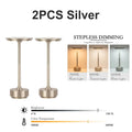 2PCS Rechargeable Wireless Table Lamp LED Touch Sensor Desktop Night Light Reading Lamp for Hotel Bar Bedroom Decor Light - Velvet Haven