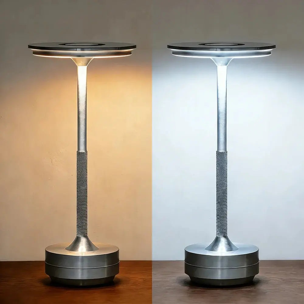 2PCS Rechargeable Wireless Table Lamp LED Touch Sensor Desktop Night Light Reading Lamp for Hotel Bar Bedroom Decor Light - Velvet Haven