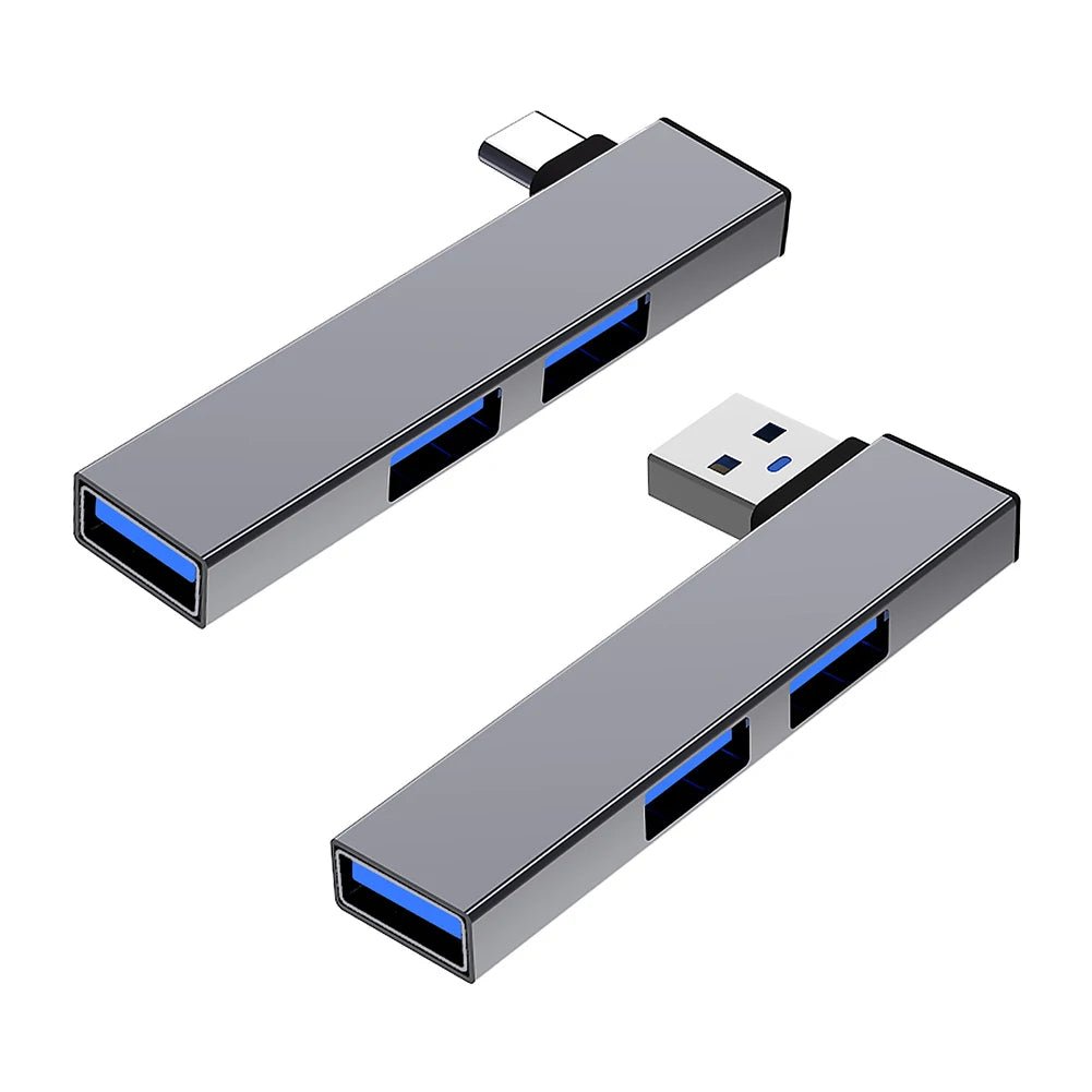 3 in 1 USB Docking Station OTG USB 3.0/Type-C 3.0 To 3 USB USB HUB Type C HUB Speed 5.0Gbps 3 Port for PC Computer Laptop - Velvet Haven