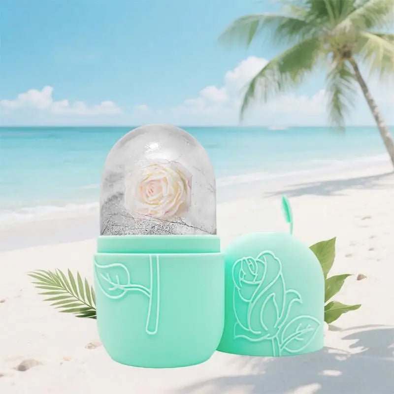 3-Piece Cooling Facial Ice Roller & Gua Sha Set - Velvet Haven