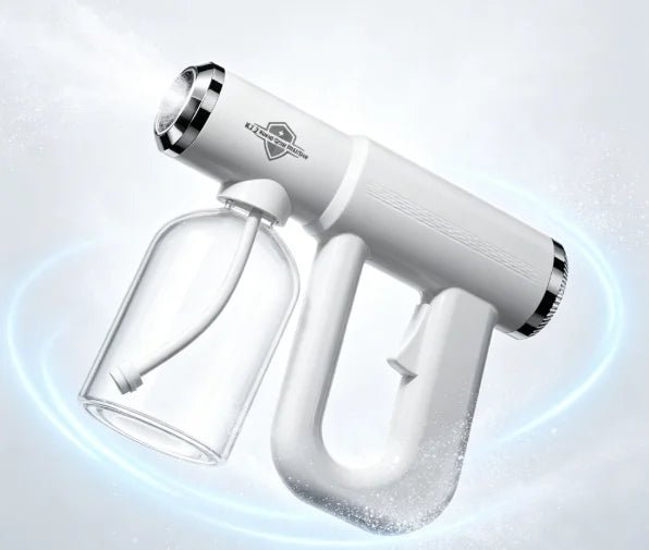 300ML USB Rechargeable Nano Mist Barber Sprayer with Blue Light - Velvet Haven