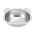 ‌304 Stainless Steel Raised Cat Bowl with 15° Elevated Design Tilted Neck Guard Healthy Feeding Shatterproof for Cats Puppies - Velvet Haven