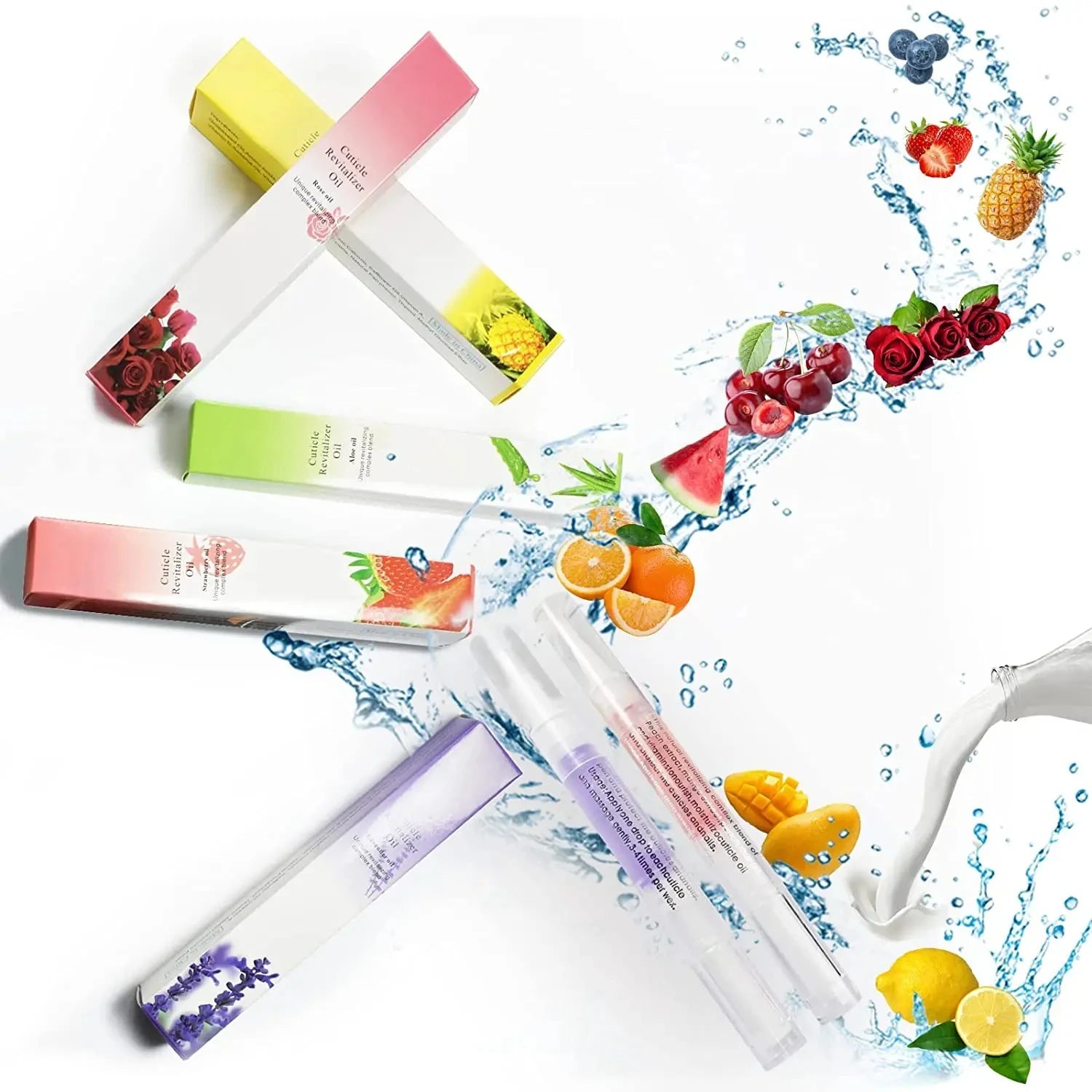 30pcs Cuticle Oil Nail Care Nutrition Oil Pen Nails Repair Hand Cuticle Manicure Treatment Nail Strengthening Care Product Set - Velvet Haven