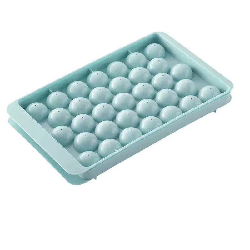 33-Cavity Silicone Ice Ball Mold Tray with Lid - Velvet Haven
