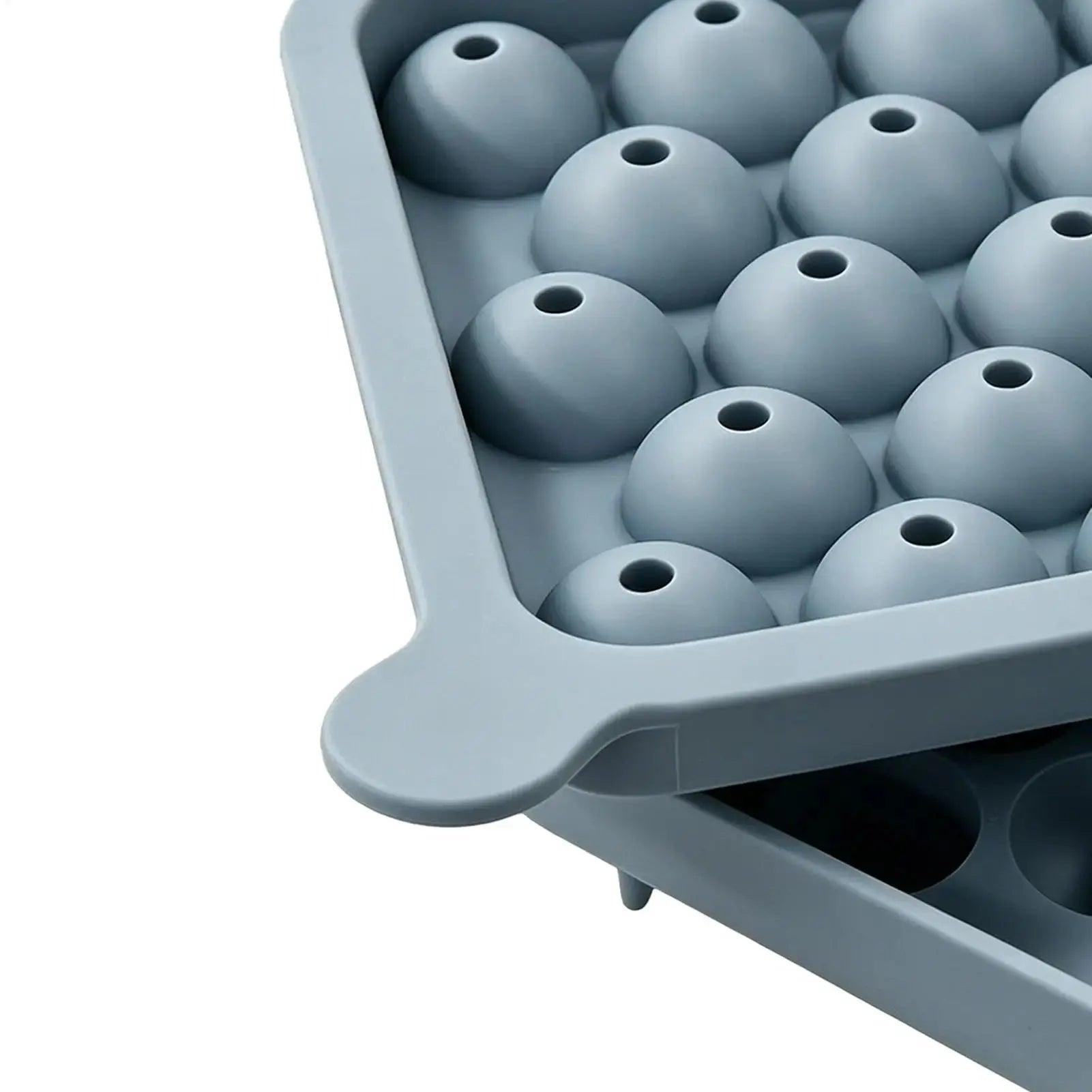 33-Piece Marble Ice Puck Mold Silicone Round Ice Cubes Tray Easy Release 33-Cavity Silicone Ice Making Mold Ice Cubes Molds - Velvet Haven