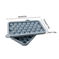 33-Piece Marble Ice Puck Mold Silicone Round Ice Cubes Tray Easy Release 33-Cavity Silicone Ice Making Mold Ice Cubes Molds - Velvet Haven