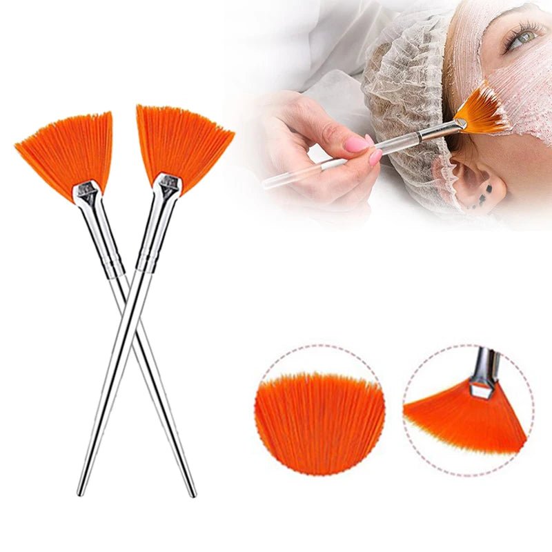 3/4Pcs Makeup Tools DIY Face Mask Brush Set Soft Applicator Brushes Includes Soft Fan Facial Brushes Acid Applicator Brush - Velvet Haven