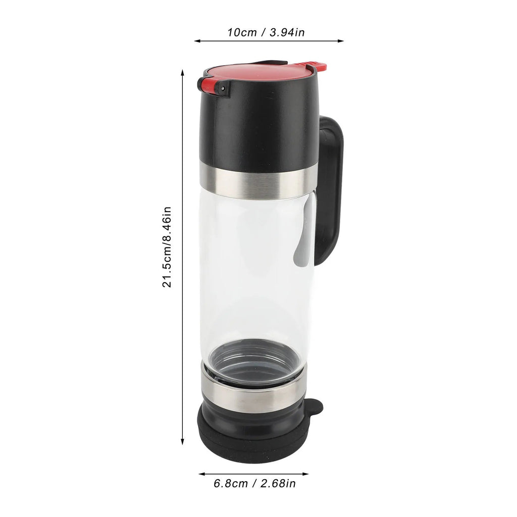 350ml No-Drip Glass Honey Dispenser with Handle - Velvet Haven