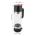 350ml No-Drip Glass Honey Dispenser with Handle - Velvet Haven