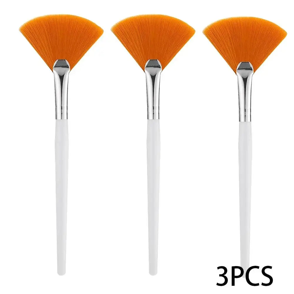 3/9/15 Pieces Facial Fan Mask Brushes Soft Mask Brush Applicator Esthetician Facial Mask Brushes For Women Girls Cosmetic Tools - Velvet Haven